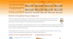 Desktop Screenshot of occupational-therapy-colleges.com